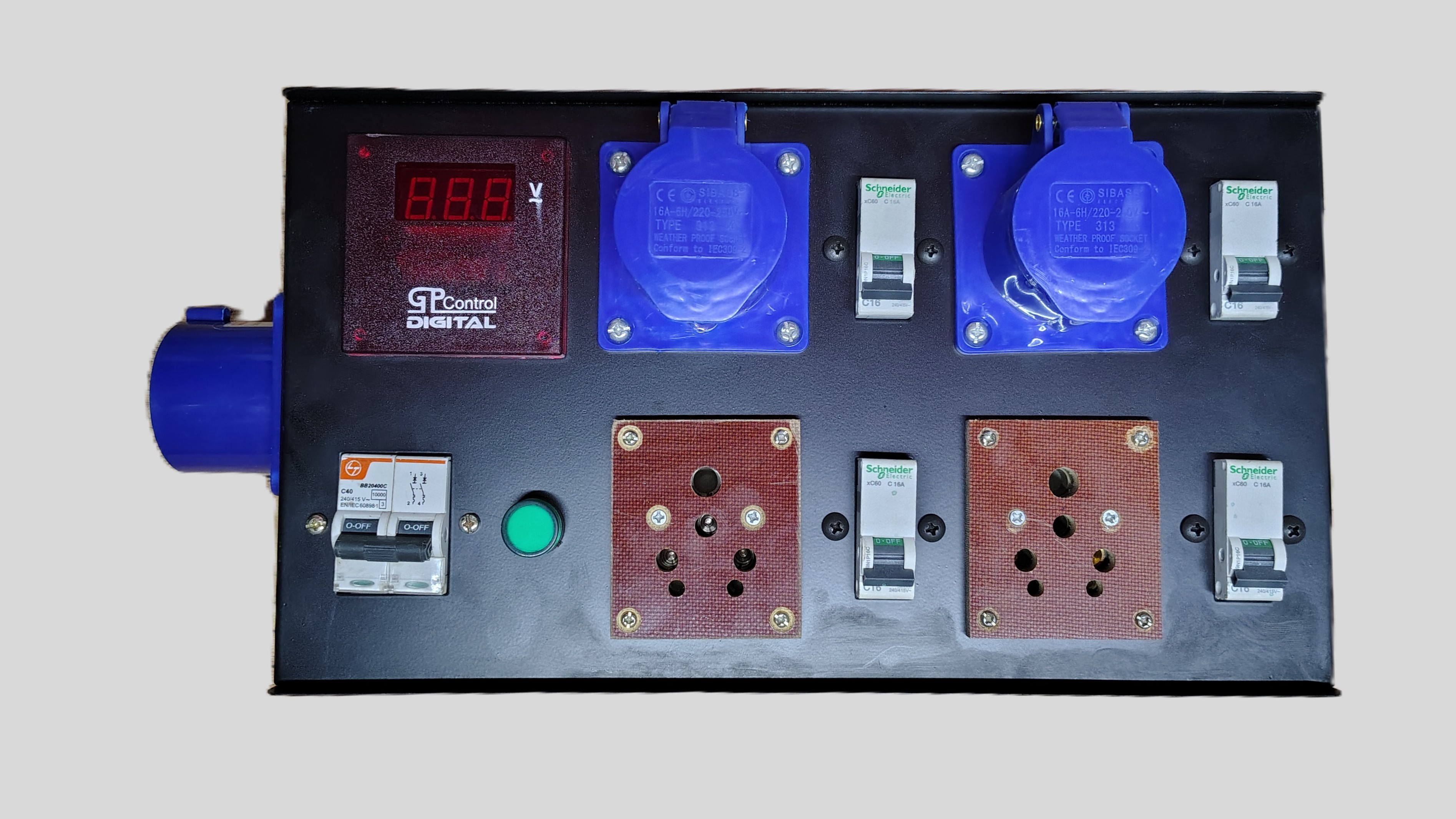 Industrial Power DB suko+socket with individual MCB